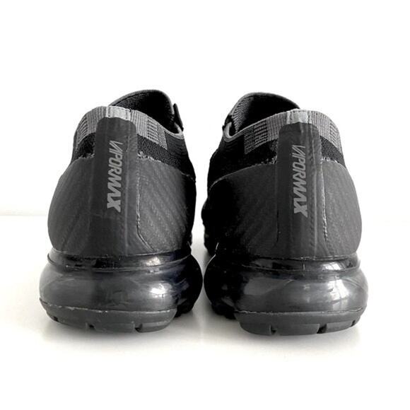 Nike Vapormax Flyknit SE Black Grey Laceless Size 8.5 - Picture 8 of 12